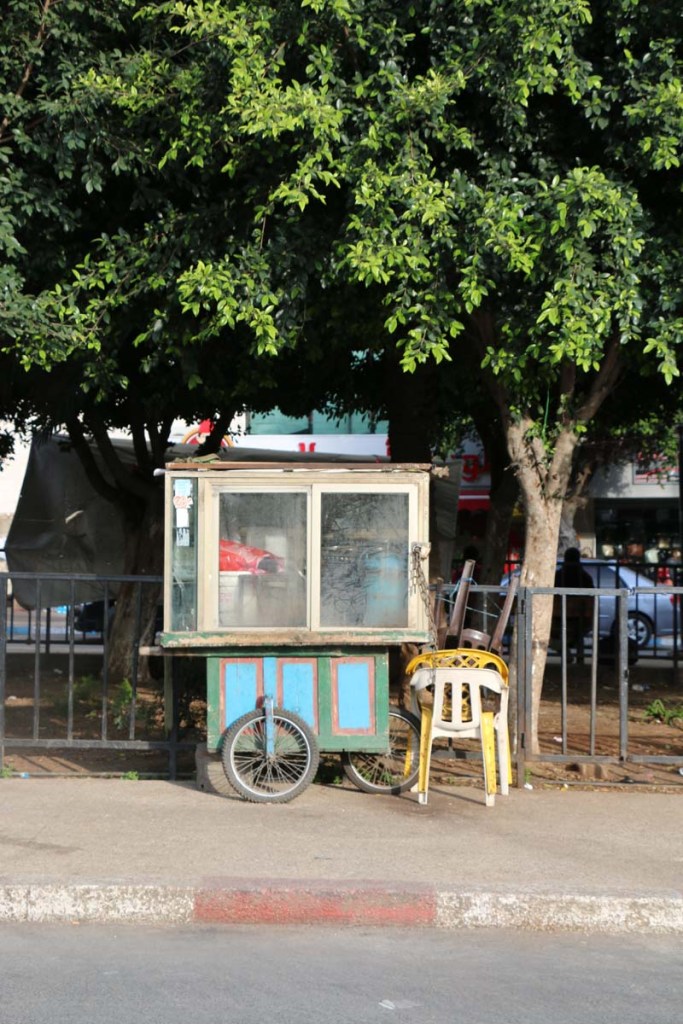 Going toward downtown Nablus البلد