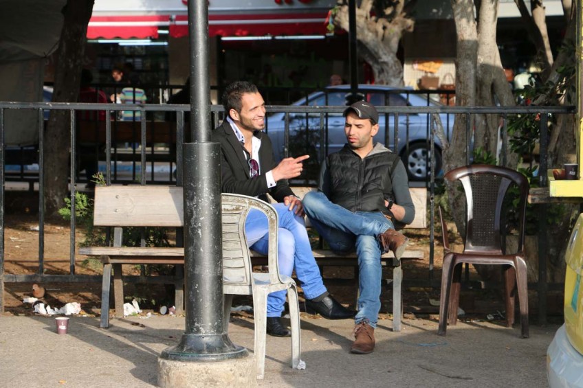Going toward downtown Nablus البلد
