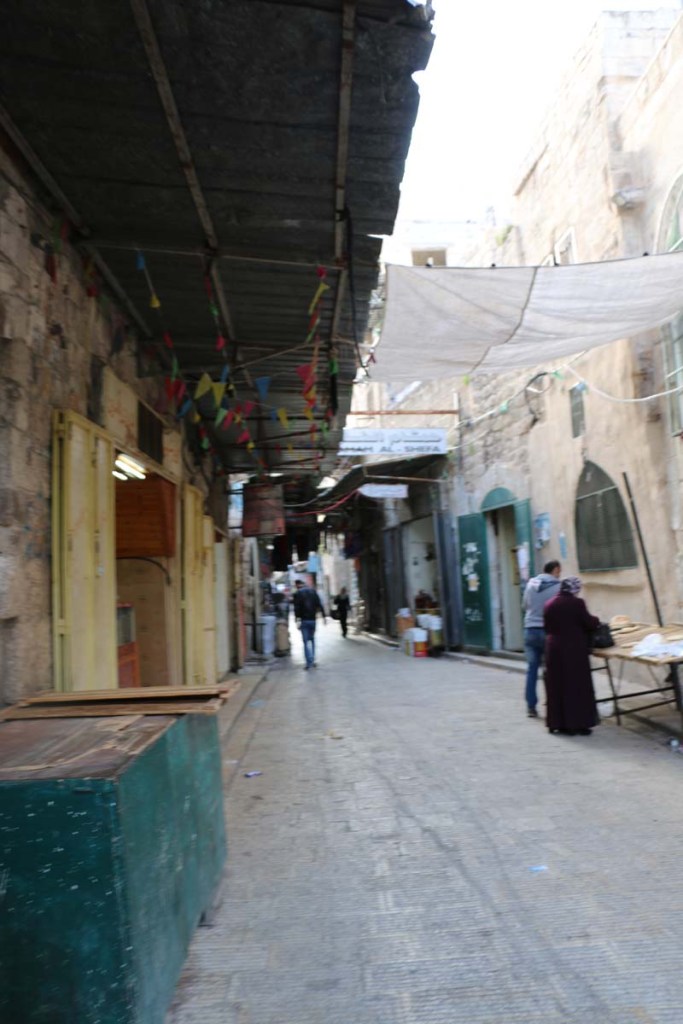This is a street in Nablus Palestine West Bank - Israeli Palestinian conflict