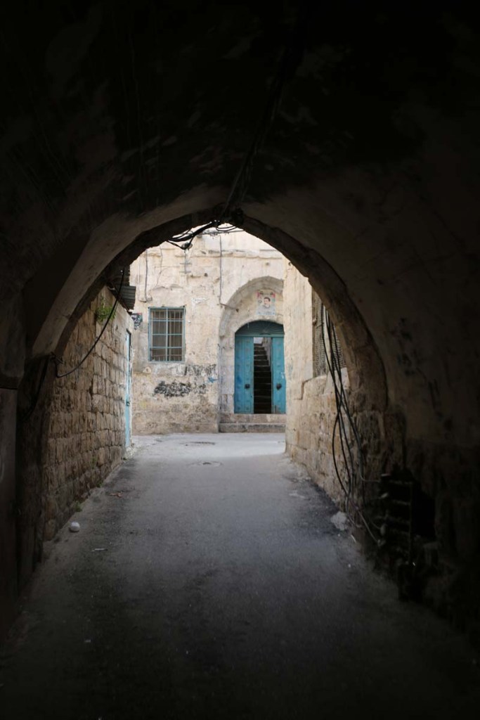This is a street in Nablus Palestine West Bank - Israeli Palestinian conflict