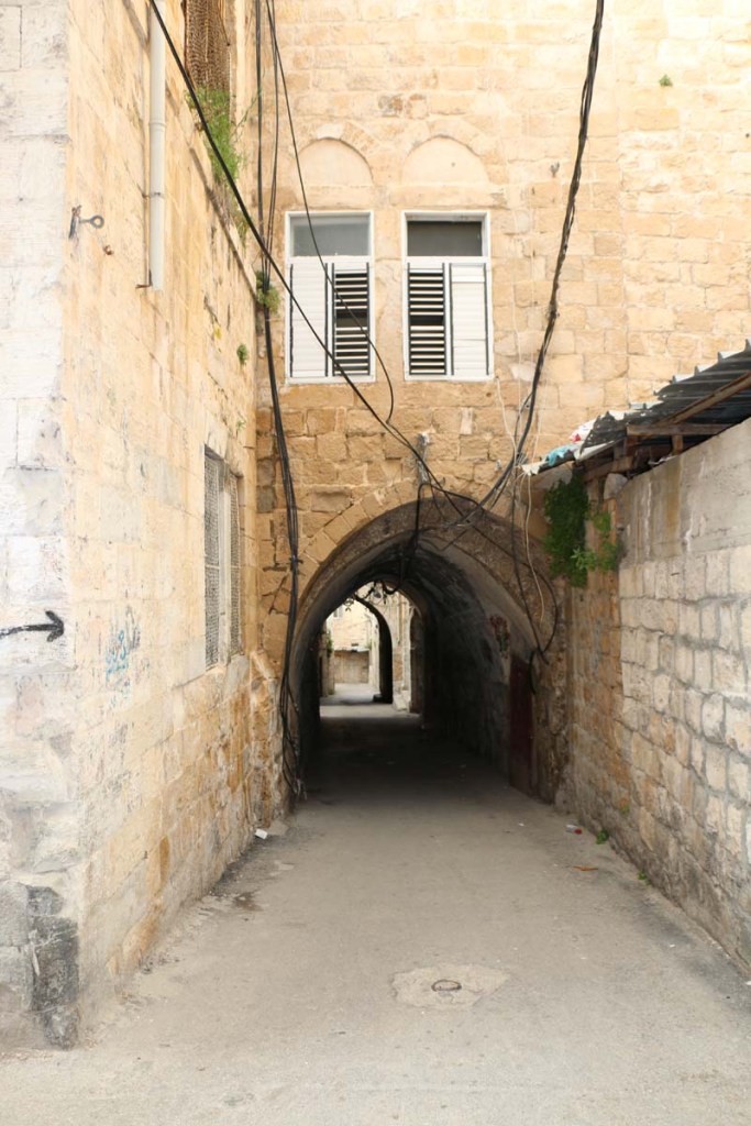 This is a street in Nablus Palestine West Bank - Israeli Palestinian conflict