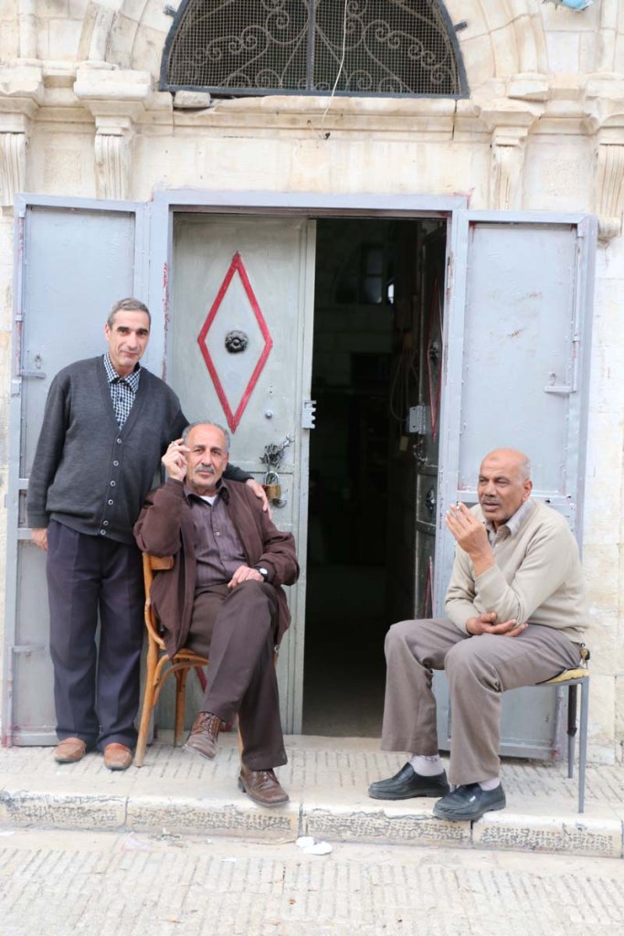 Three Palestinian men from Nablus