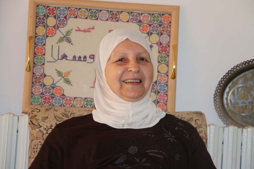 Portrait of a Palestinian woman from Nablus