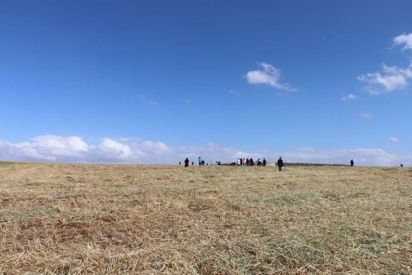 Hadathe destroyed Palestinian Village protest during Israeli independence day