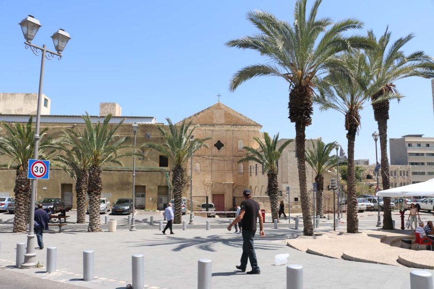 the center of Haifa Palestine Israel