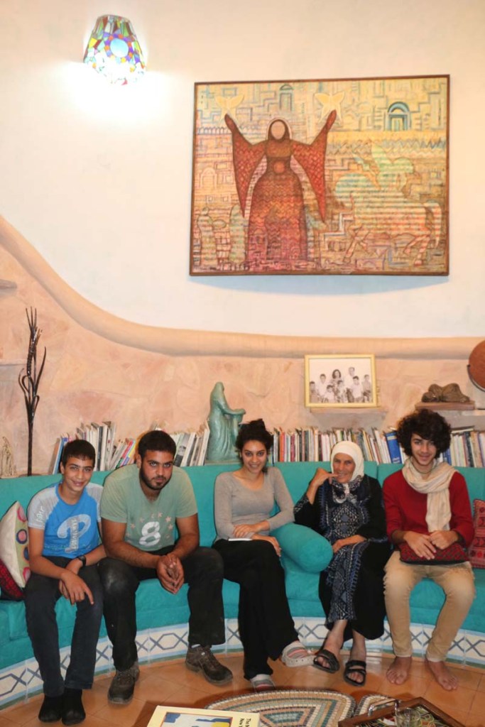 The house of Ahmad Kanaan Palestinian Artist from Tamra