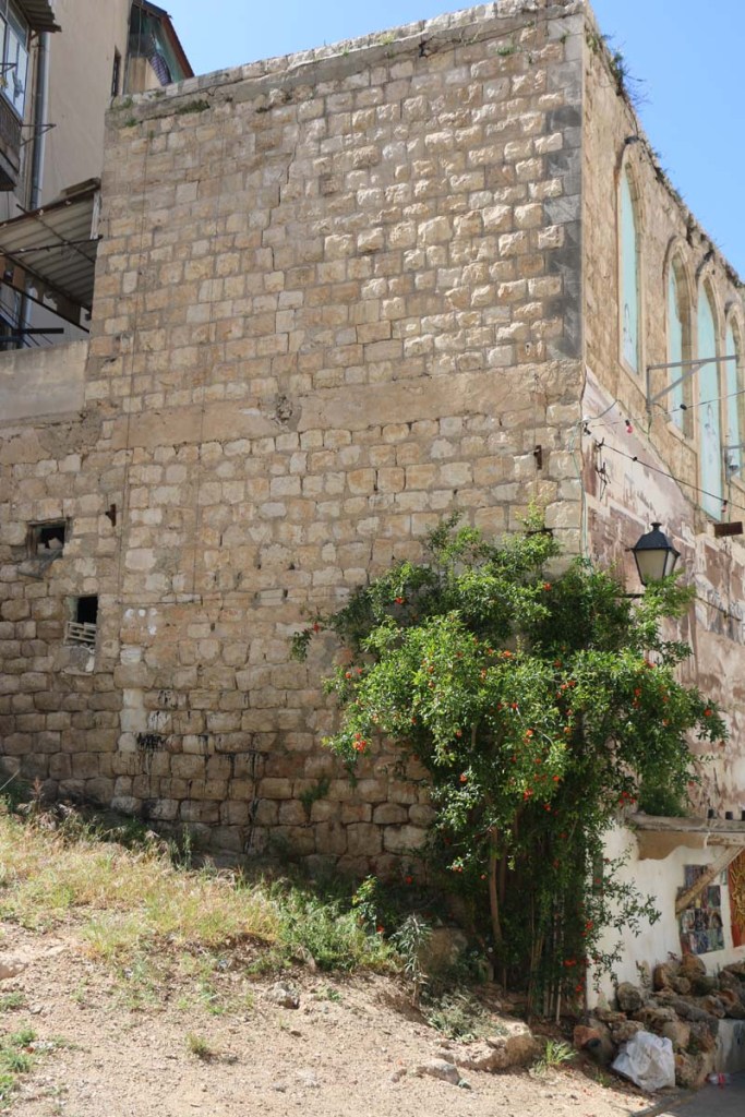 Old houses and streets of Haifa