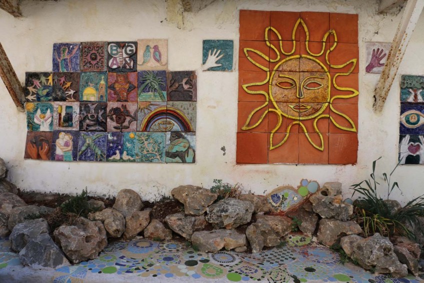 Old houses and streets of Haifa