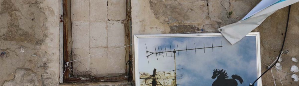 Old houses and streets of Haifa