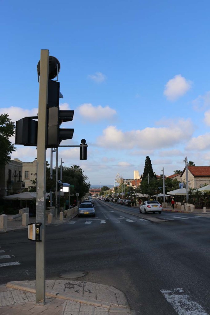 Old houses and streets of Haifa