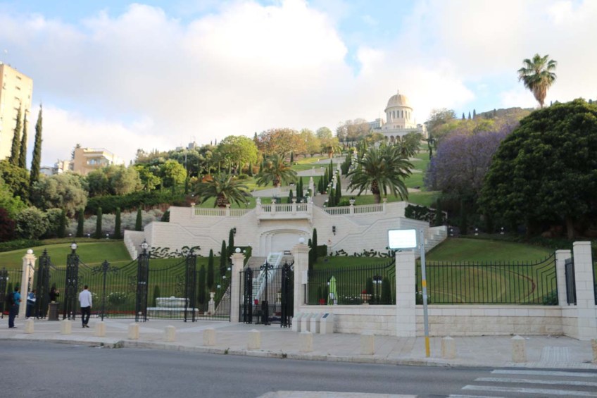 Old houses and streets of Haifa