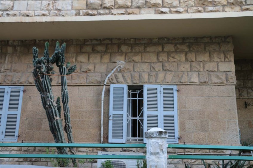Old houses and streets of Haifa