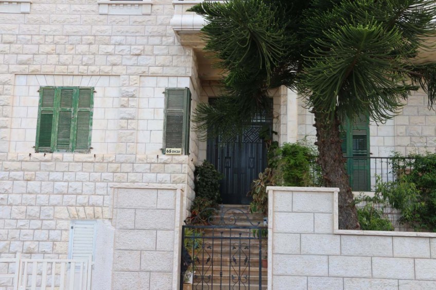Old houses and streets of Haifa