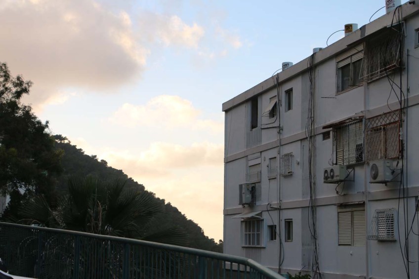 Old houses and streets of Haifa