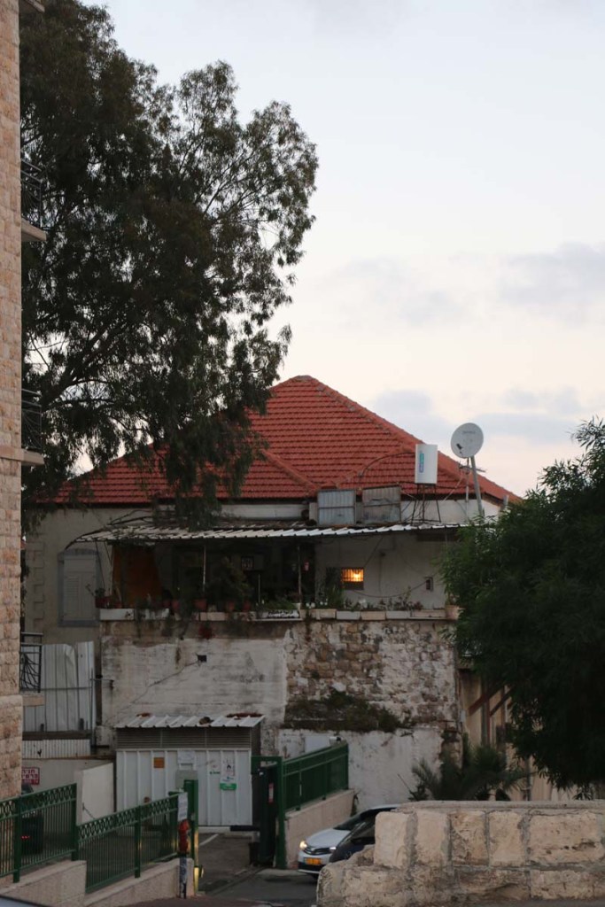 Old houses and streets of Haifa