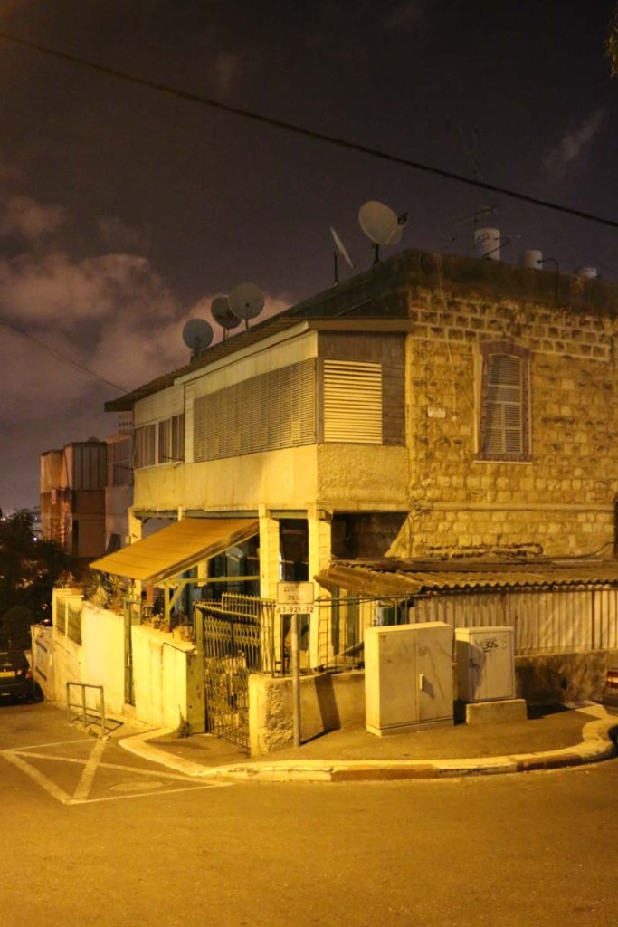 Old houses and streets of Haifa