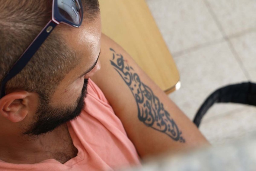 Tattoo of Palestine