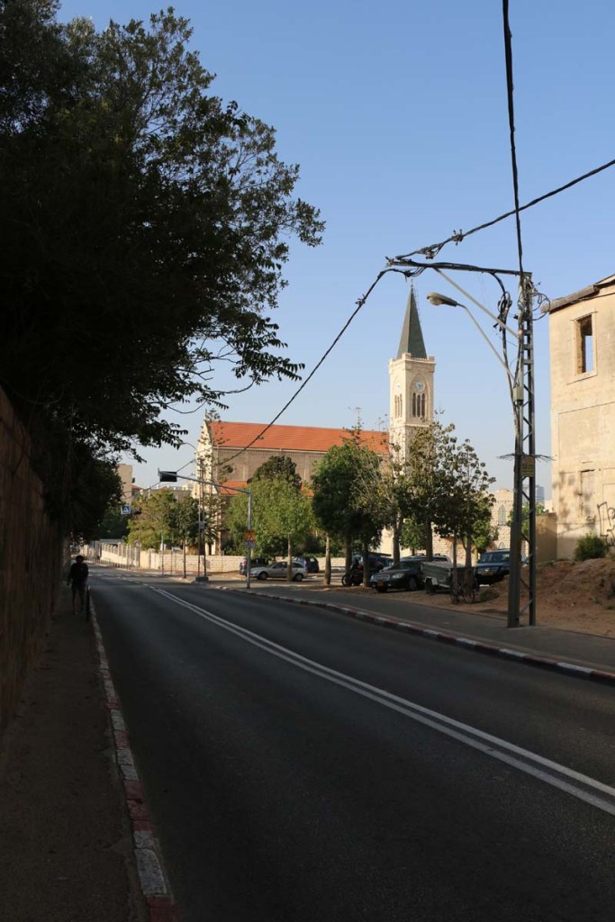 The streets and shops in Yafa Yafo Jaffa