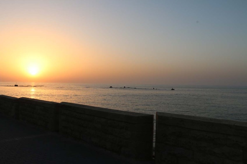 Sunset in Yafa Yafo Jaffa