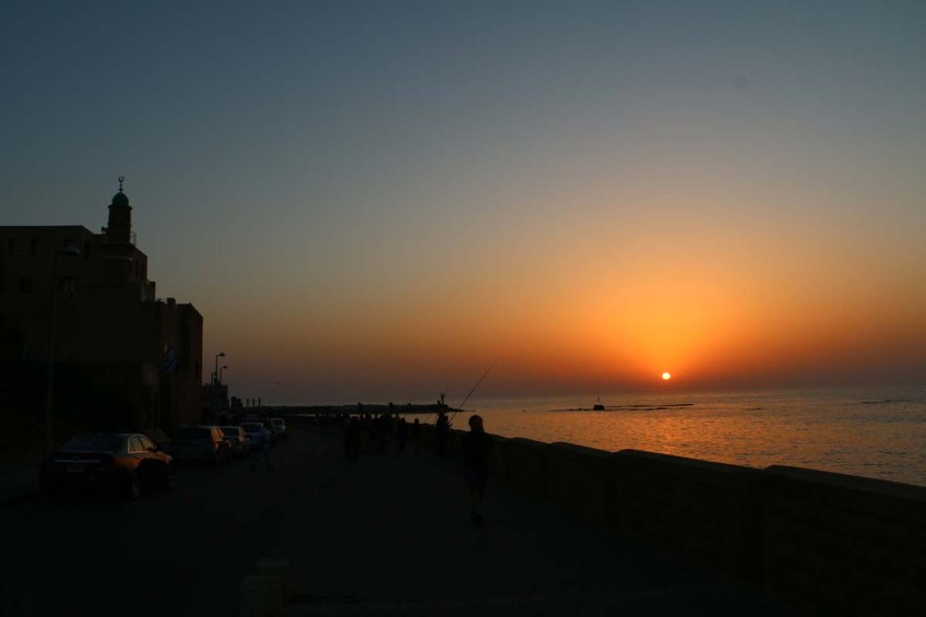 Sunset in Yafa Yafo Jaffa