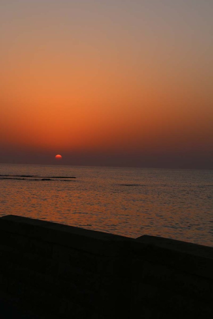 Sunset in Yafa Yafo Jaffa