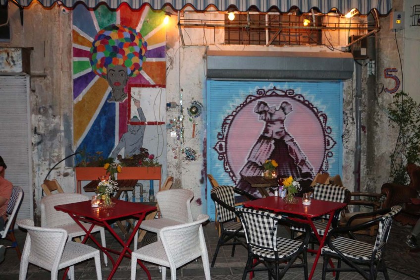 The streets and shops in Yafa Yafo Jaffa