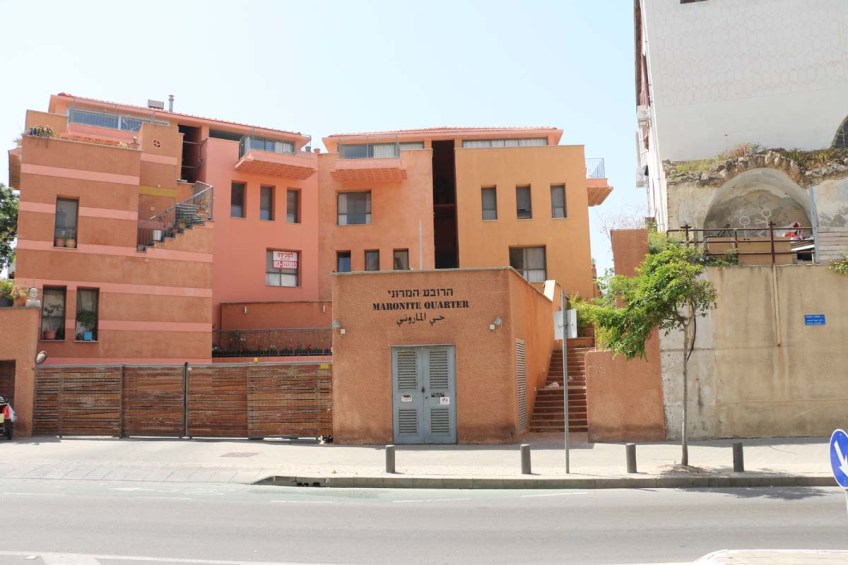The streets and shops in Yafa Yafo Jaffa
