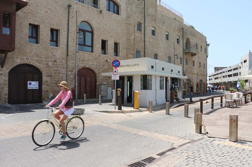 The streets and shops in Yafa Yafo Jaffa