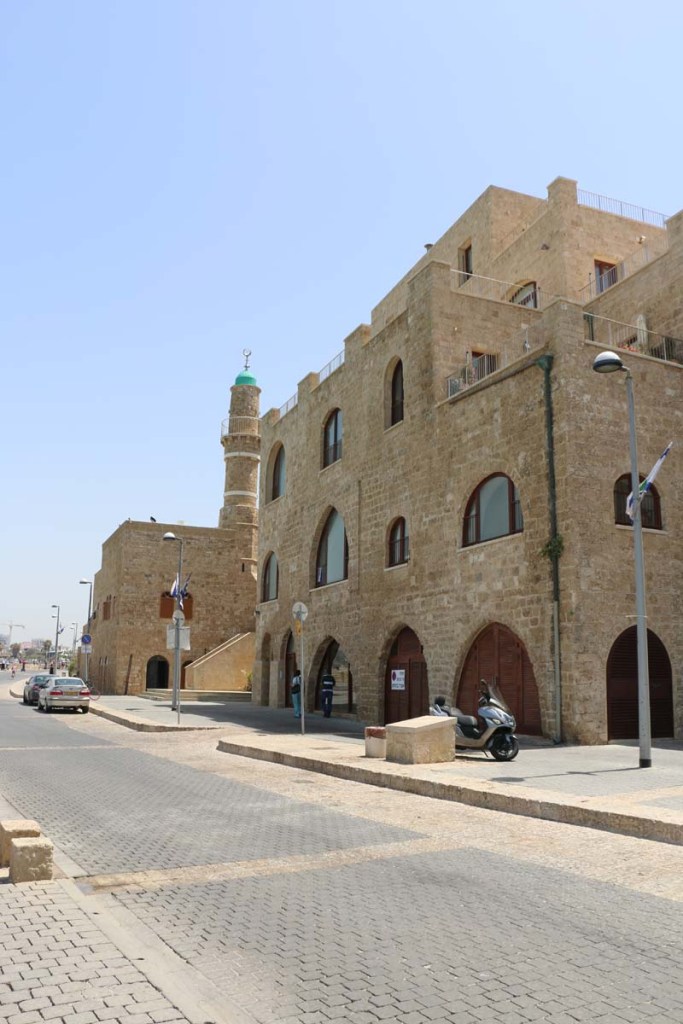 The streets and shops in Yafa Yafo Jaffa