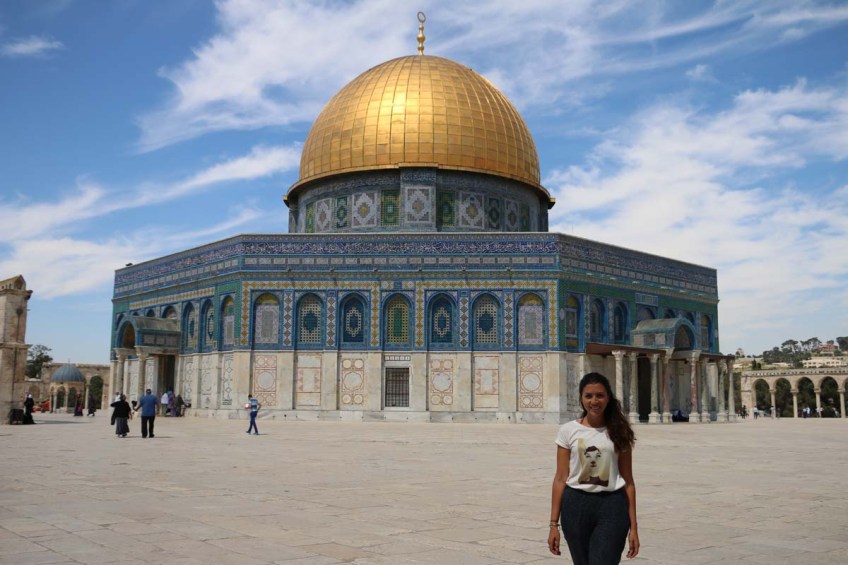 The golden dome mosque of Jerusalem مسجد قبة الصخر في القدس