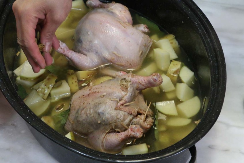 How to make Middle Eastern Stuffed Chicken طريقة عمل دجاج محشي