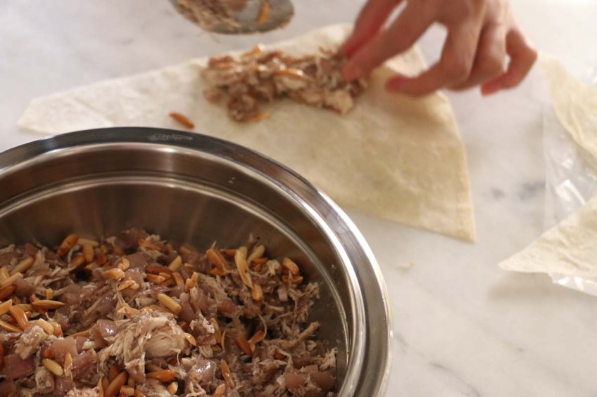 طريقة عمل رولات المسخن بالصور