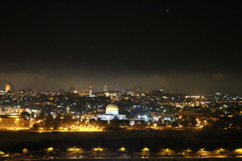 Overlooking all of Jerusalem