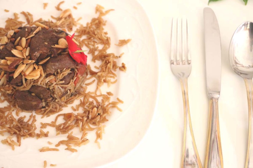 How to make the Palestinian Jordanian dish Maqloubeh طريقة طبخ المقلوبه الفلسطينية الاردنية بالصور