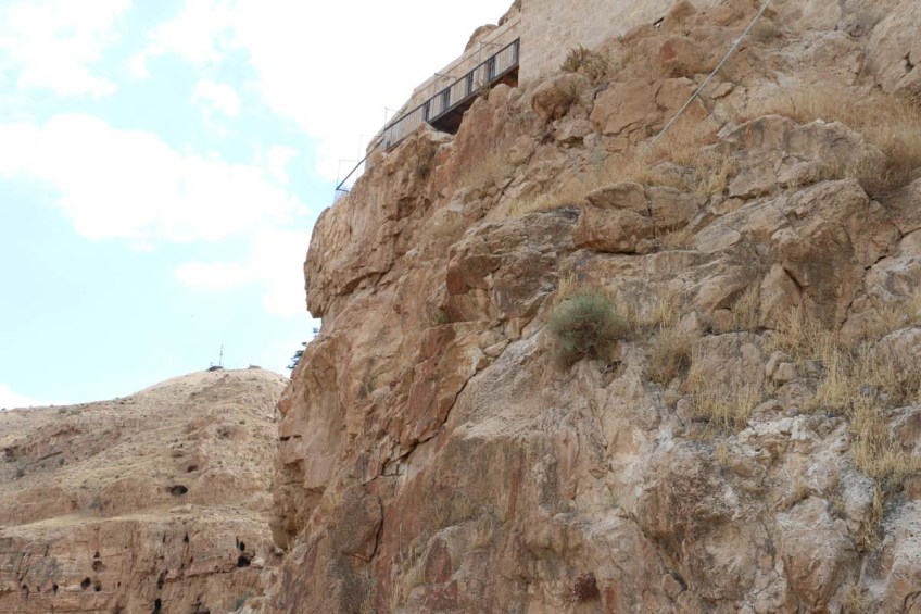 Overlooking mount of temptations in Jericho west bank palestine