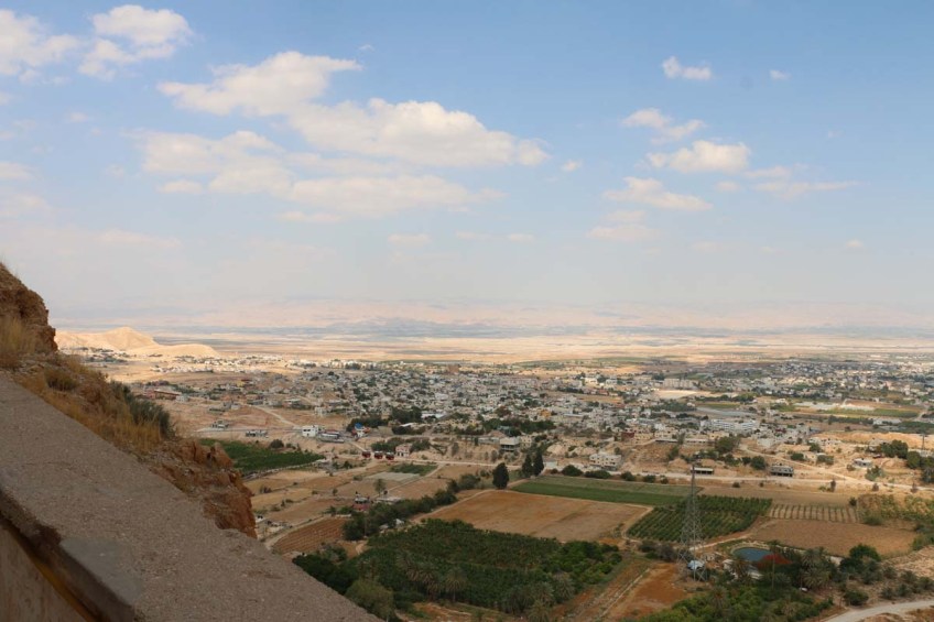 Overlooking mount of temptations in Jericho west bank palestine