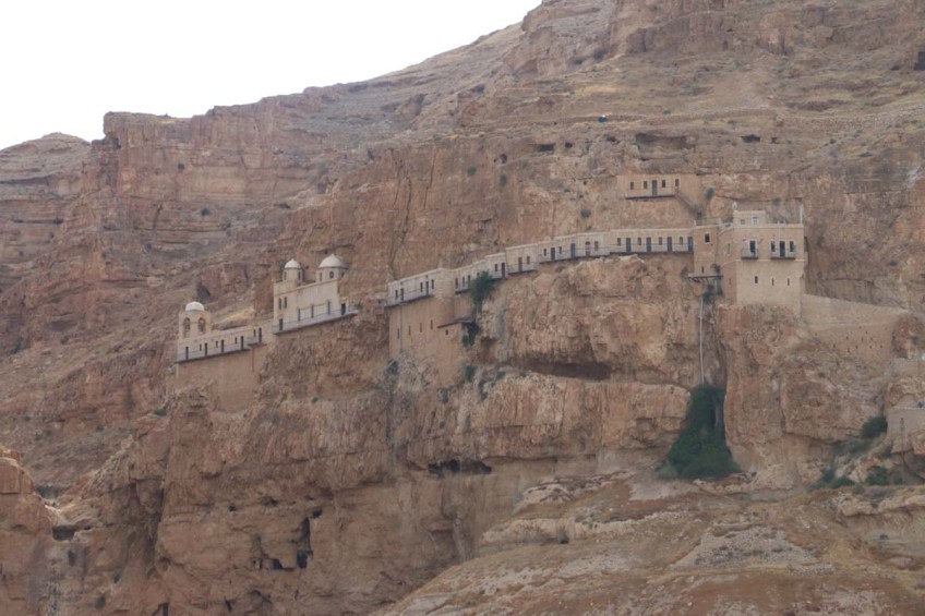 Overlooking mount of temptations in Jericho west bank palestine