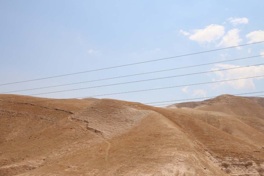 Overlooking mount of temptations in Jericho west bank palestine
