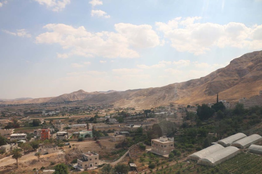 Overlooking mount of temptations in Jericho west bank palestine
