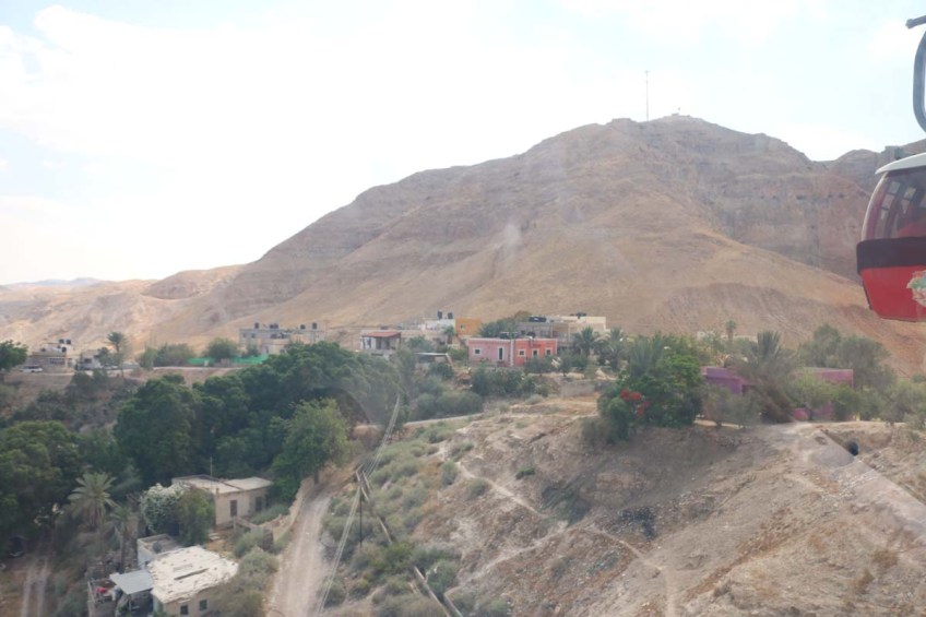 Overlooking mount of temptations in Jericho west bank palestine
