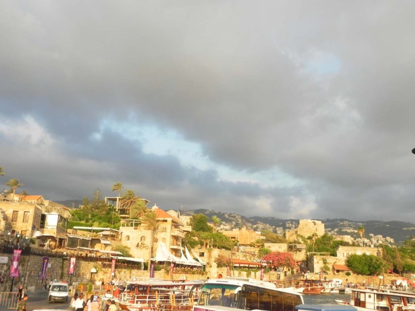 walking between the old houses and streets of Jbeil Lebanon
