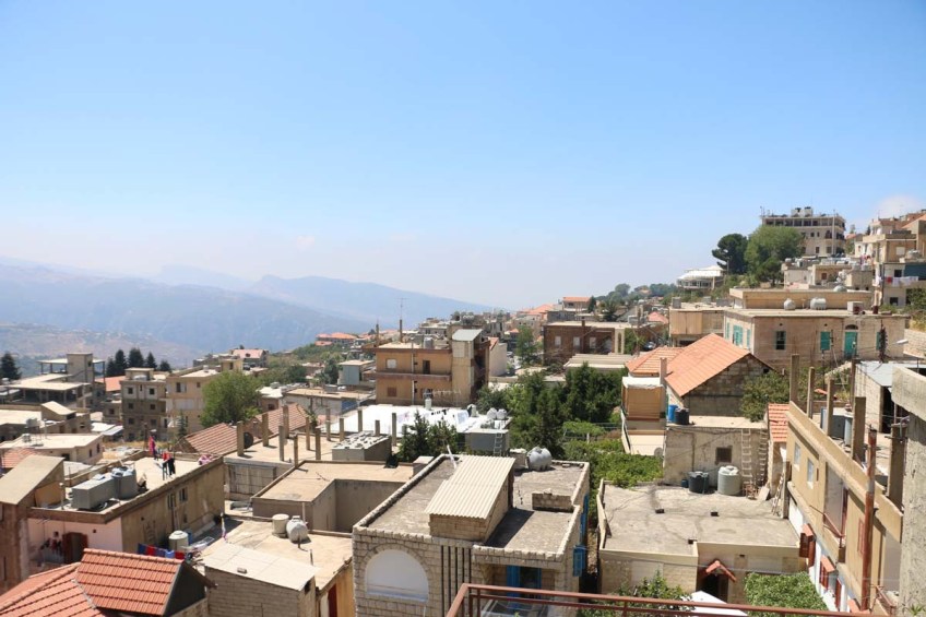 overlooking ehden in lebanon