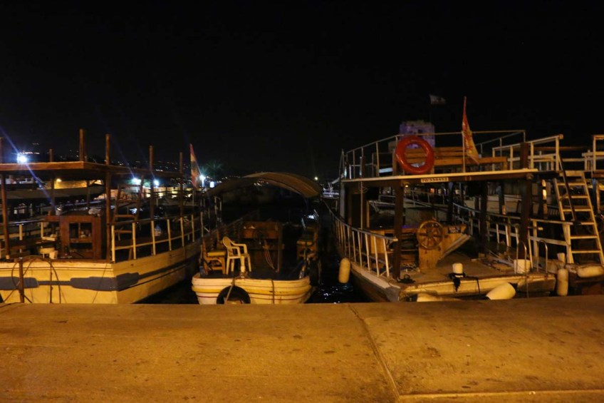 Night life as walking between the old houses and streets of byblos Lebanon