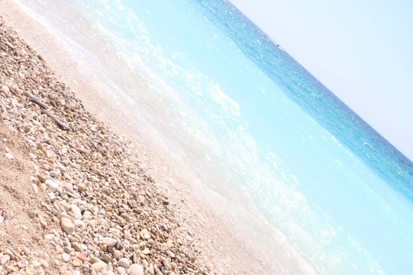 The beach and sea in Lebanon