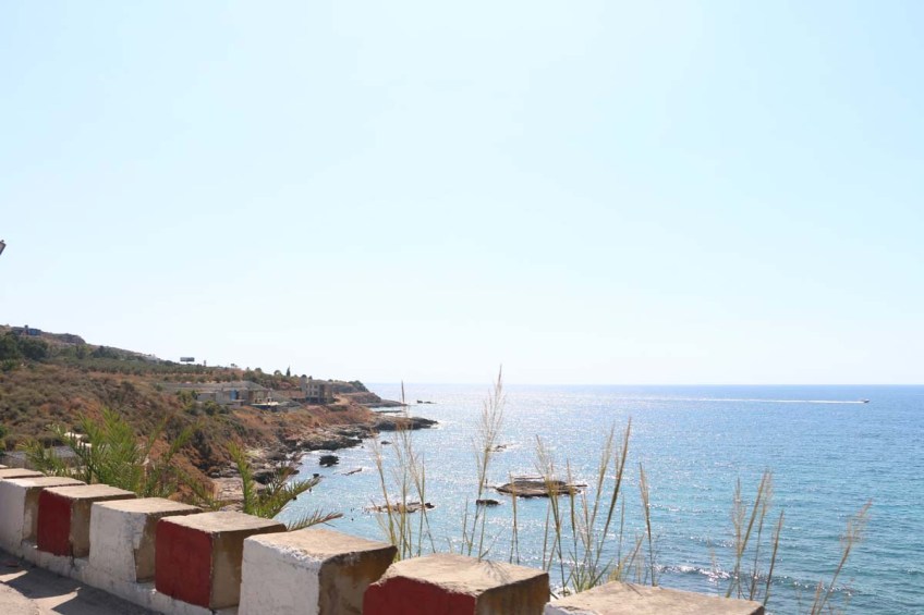 The beach and sea in Lebanon
