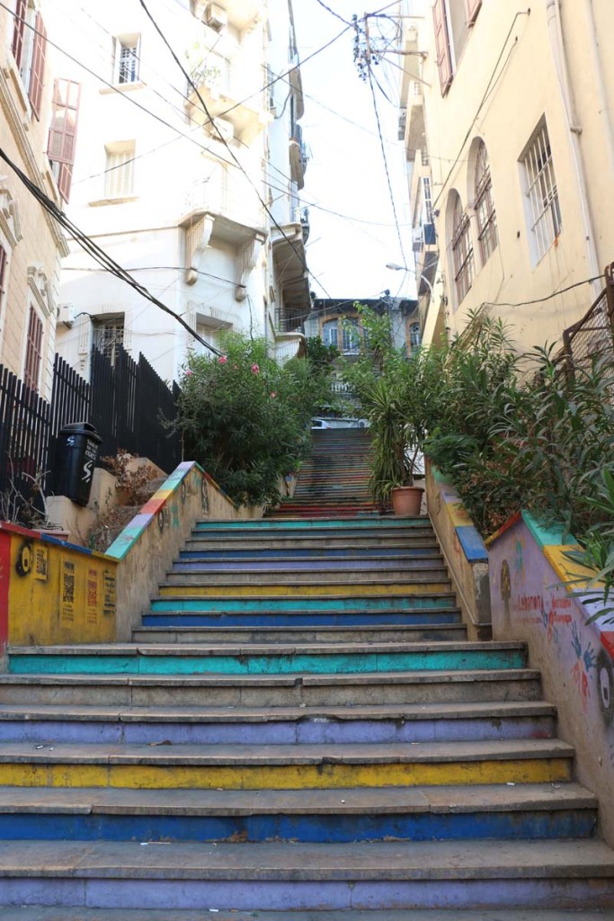 Stairs in Beirut