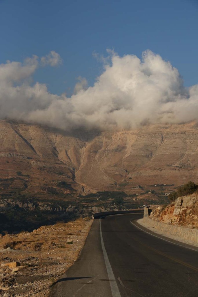 Overlooking the mountains in Lebanon