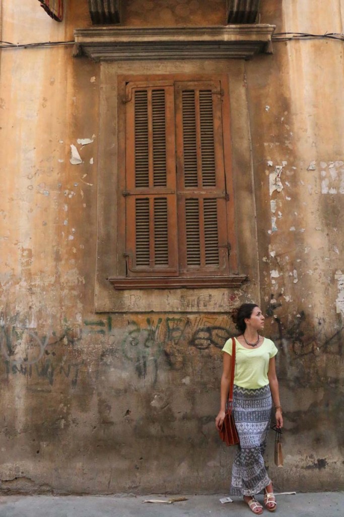 Art Nouveau windows in Tripoli Lebanon