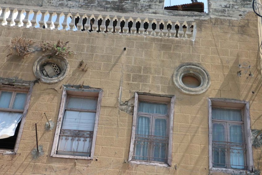 Art Nouveau windows in Tripoli Lebanon