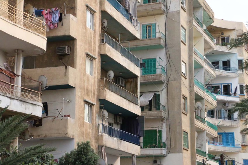 Art Nouveau windows in Tripoli Lebanon